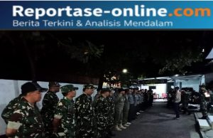 Ciptakan kamtibmas aman yang kondusif, Koramil 10/PNK – MGL laksanakan Patroli gabungan di kecamatan Manggala